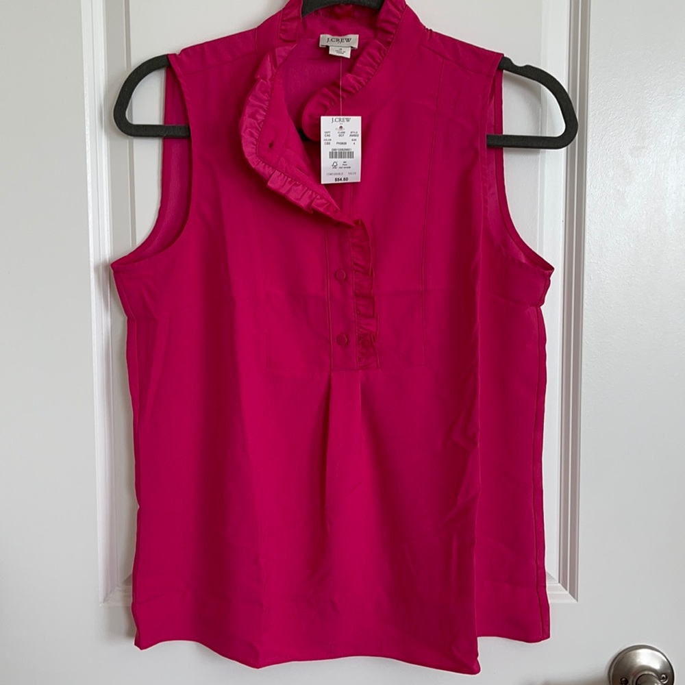 NWT J. Crew pink top
